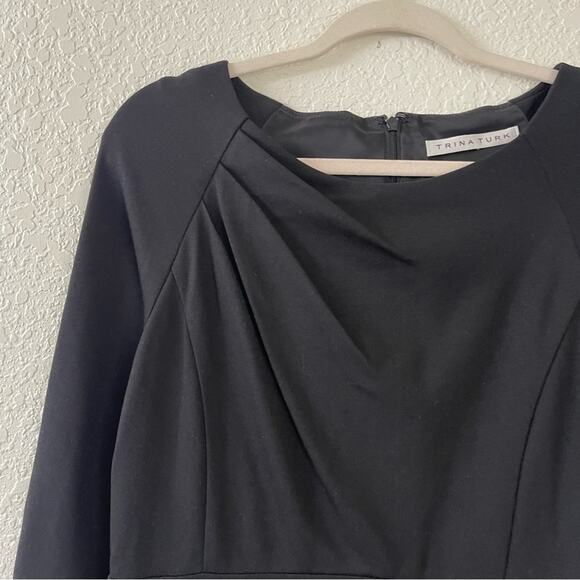 Trina Turk Black Sheath Dress size 4 - Picture 4 of 8